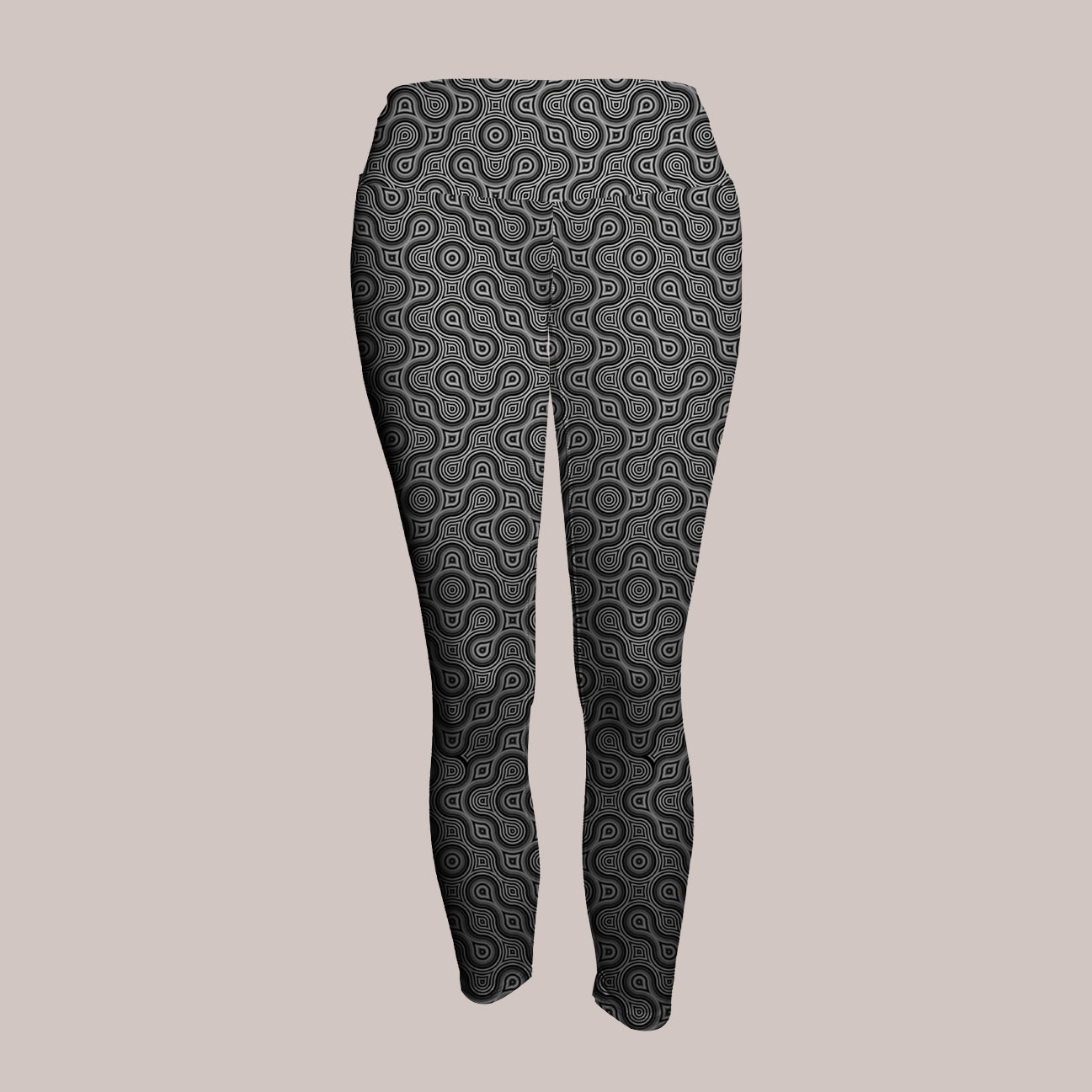 Thumbprint ▽ Leggings (Cropped)