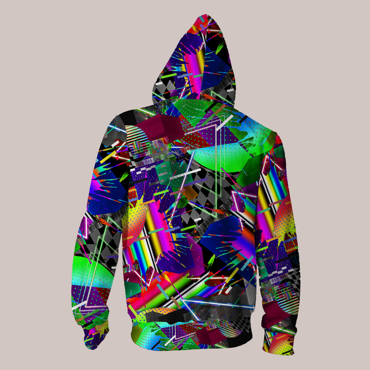 Comfortable fit hoodie perfect for vibrant, throwback style lovers