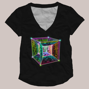Tesseract ▽ T-shirt (Front Print)
