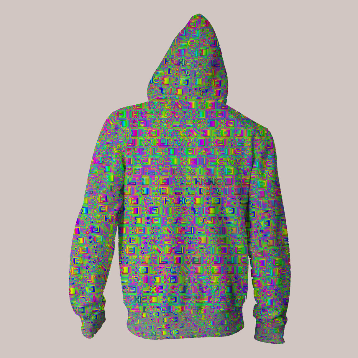 Psychedelic hoodie perfect for festivals and casual wear
