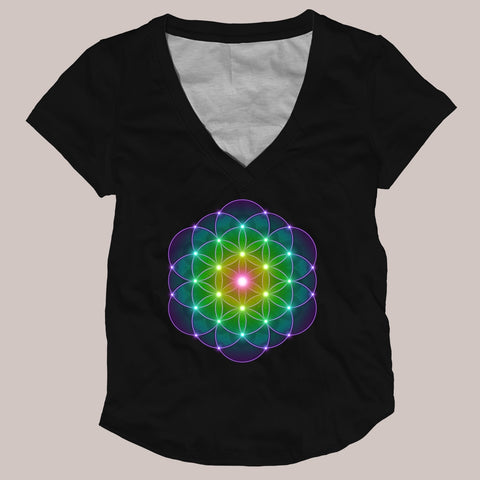 Flower of Life ▽ T-shirt (Front Print)