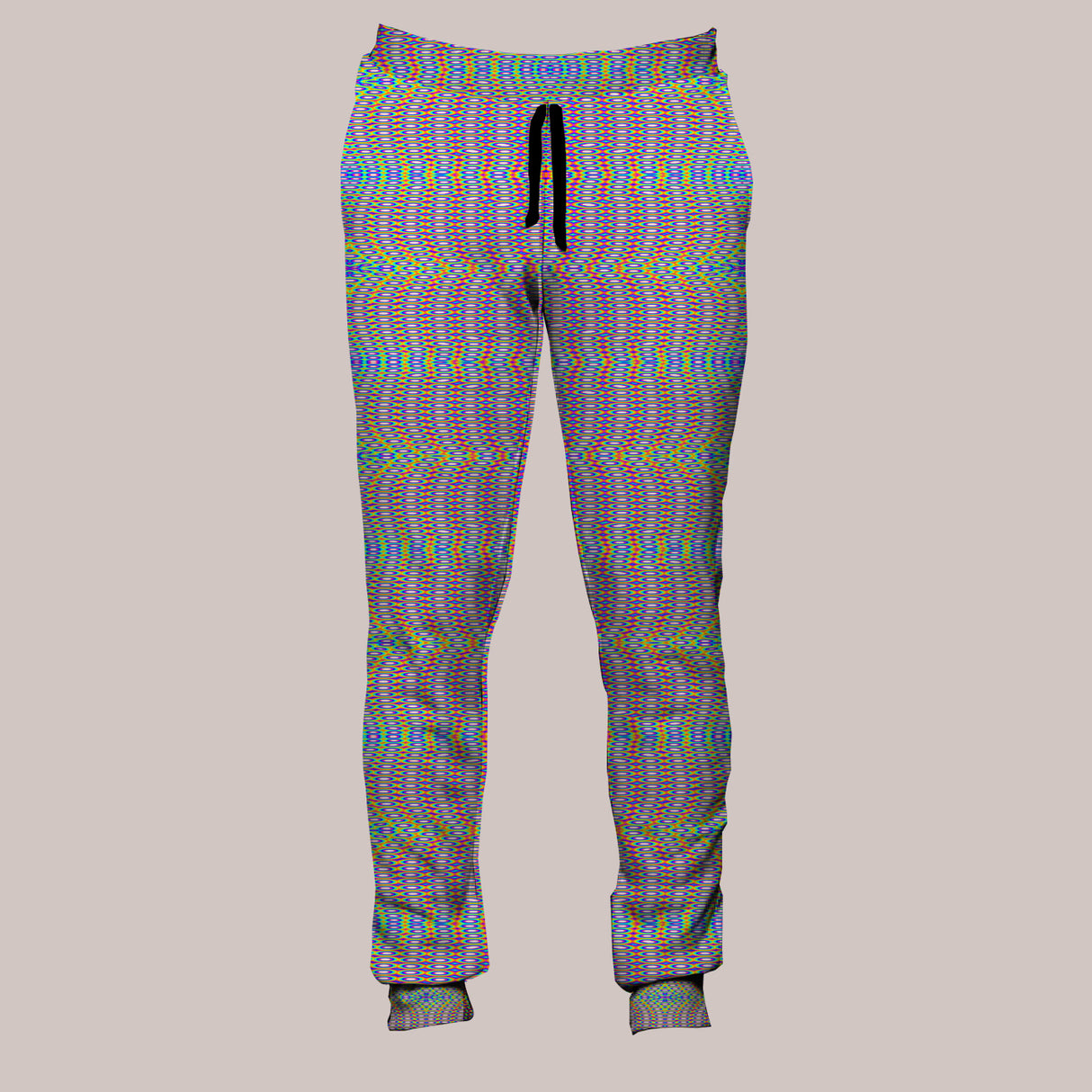 Psychedelic Joggers (UV/RGB, Eco-Friendly, Unisex, Fleece-Lined) | SYNERGIUM