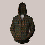 Siddhartha Buddha lotus visionary hoodie with serene spiritual design