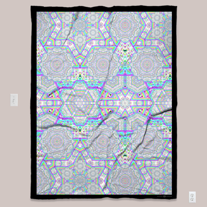 Psychedelic Art Tapestry (UV/RGB, Eco-Friendly, 4 options) | ENON