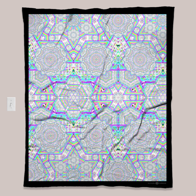 Psychedelic Art Tapestry (UV/RGB, Eco-Friendly, 4 options) | ENON