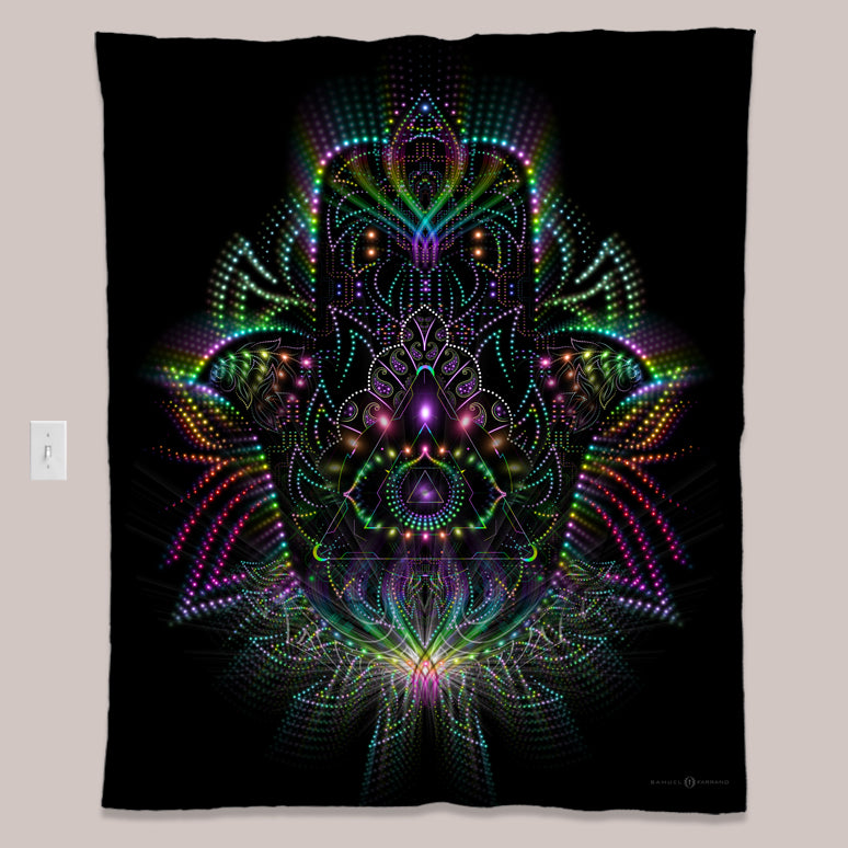 Visionary Art Tapestry (UV/RGB, Eco-Friendly, 4 options) | HAMSA
