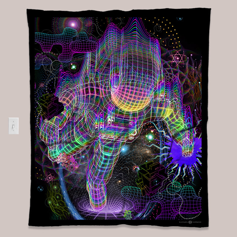 Visionary Art Tapestry (UV/RGB, Eco-Friendly, 4 options) | PSYCHONAUT ALT