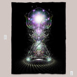 Visionary Art Tapestry (UV/RGB, Eco-Friendly, 4 options) | CROWNING GENESIS