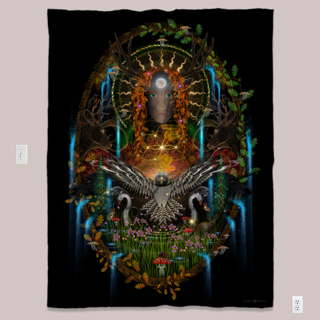Visionary Art Tapestry (UV/RGB, Eco-Friendly, 4 options) | EQUINAURA