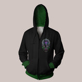 Front - Rainbow Ayahuasca Shaman Hoodie by Sam Farrand with Psychedelic Design