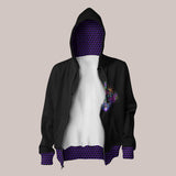 Open - Electric Psilocybin Brain Hoodie by Sam Farrand with Psychedelic Brain Design