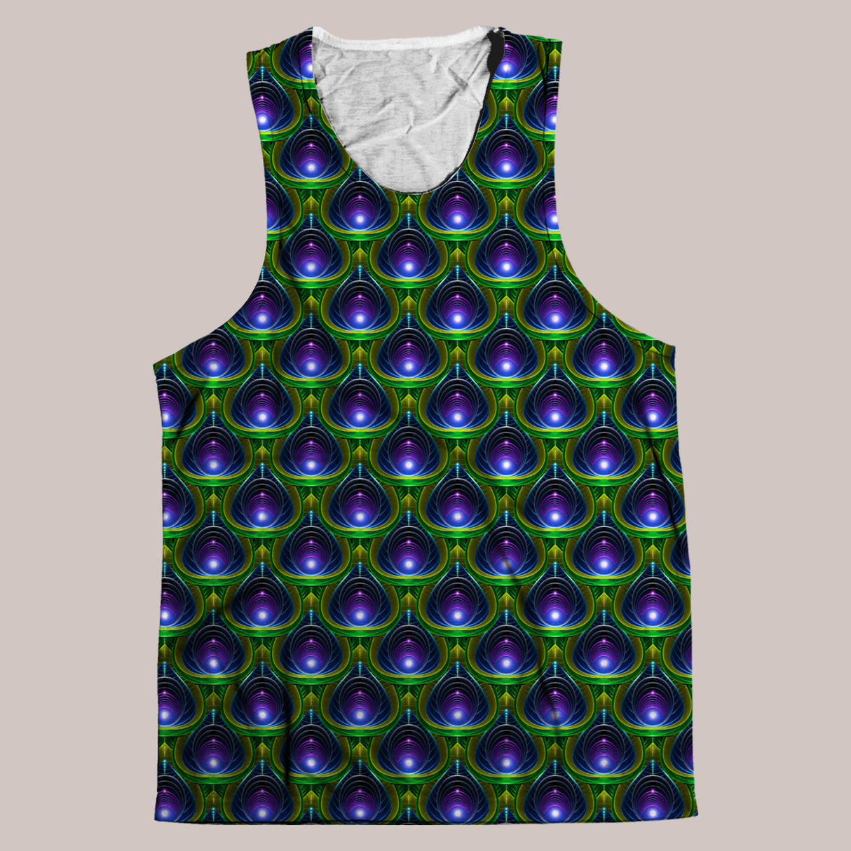 Psychedelic Tank Top (UV/RGB, Eco-Friendly) | GLISTEN