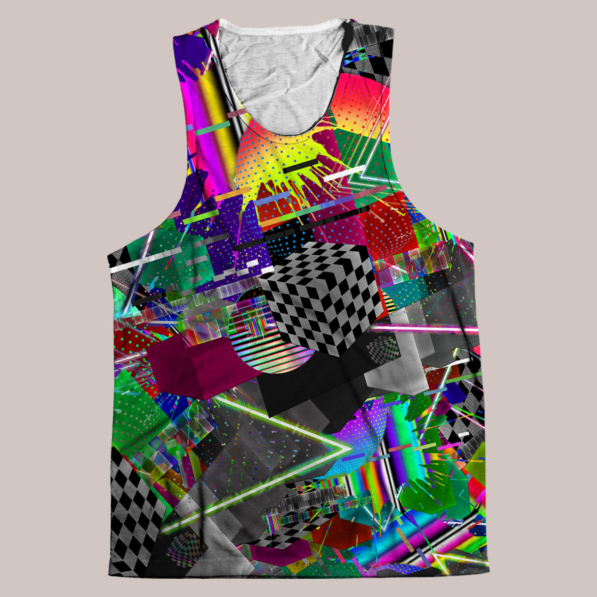 Psychedelic Tank Top (UV/RGB, Eco-Friendly) | FLASHBACK