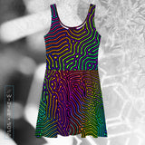 ❄️NEW! Biologic Psychedelic Skater Dress
