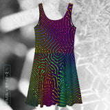 ❄️NEW! Biologic Psychedelic Skater Dress