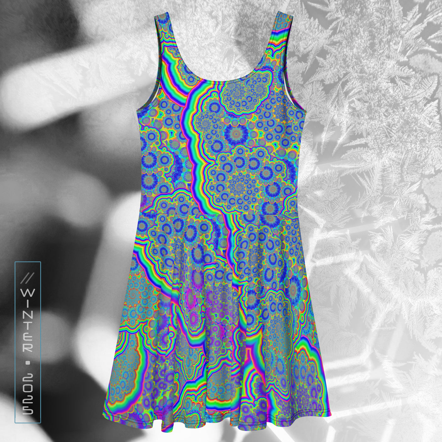 ❄️NEW! Neuroverse Psychedelic Skater Dress