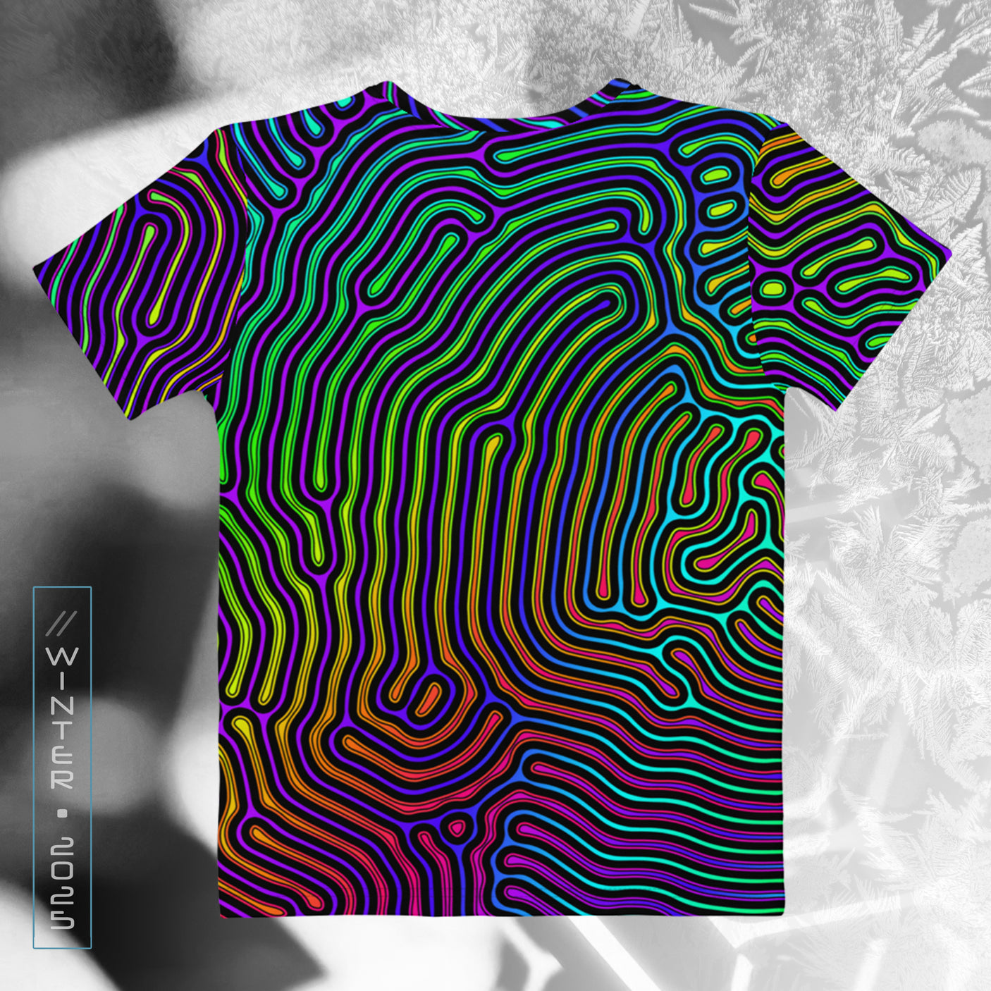 Biologic | Trippy UV/RGB Reactive Women's All-Over Festival T-Shirt