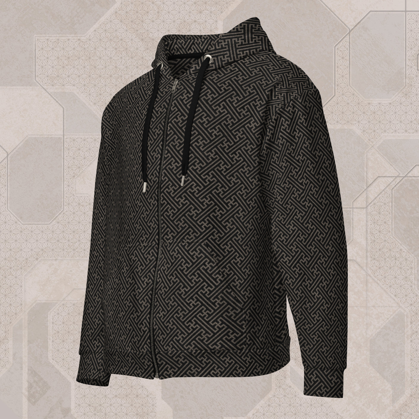 SAYAGATA Psychedelic Street Style Zip Hoodie • Design by Samuel Farrand