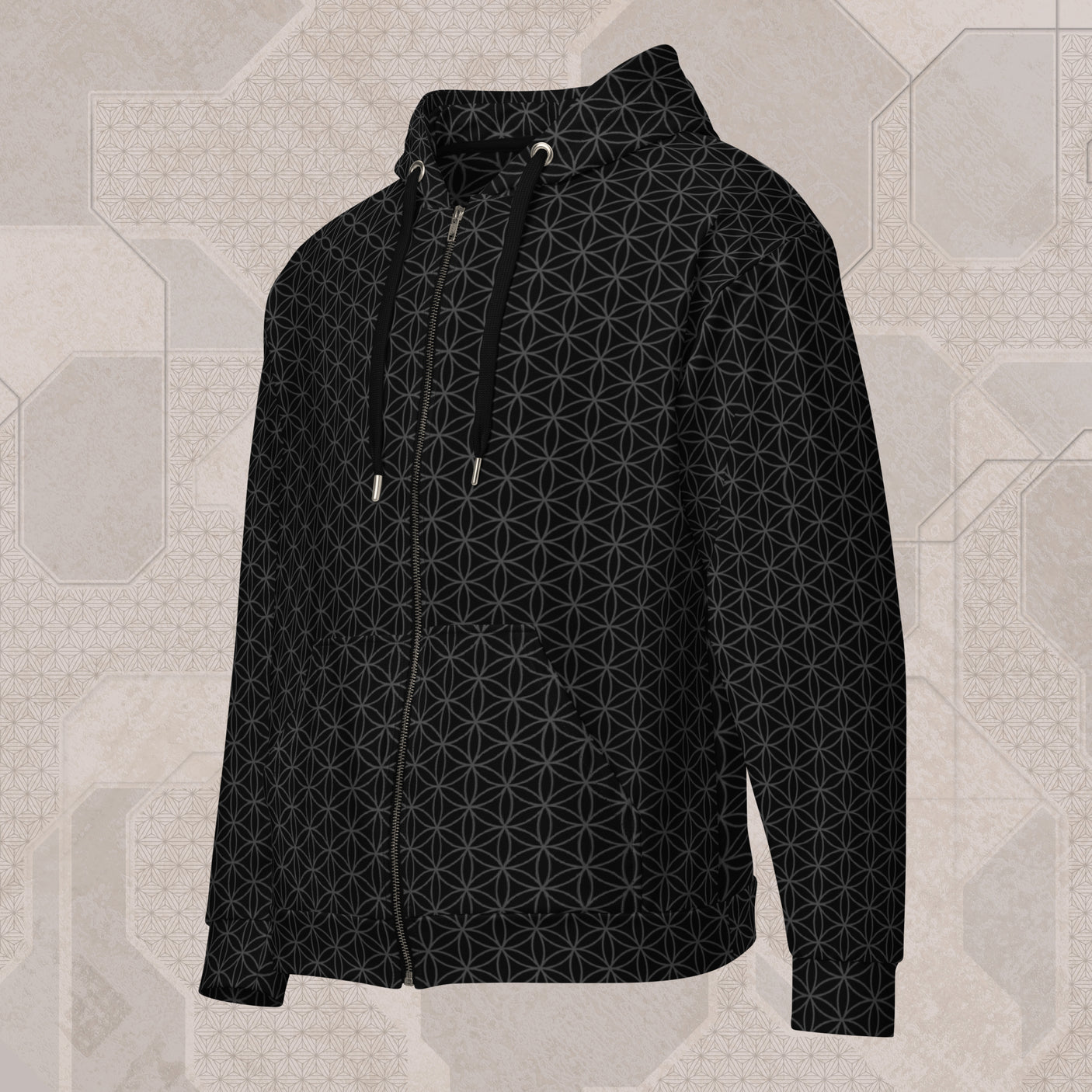 SEED Psychedelic Street Style Zip Hoodie • Design by Samuel Farrand