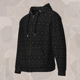 CRYSTALLIZE Psychedelic Street Style Zip Hoodie • Design by Samuel Farrand