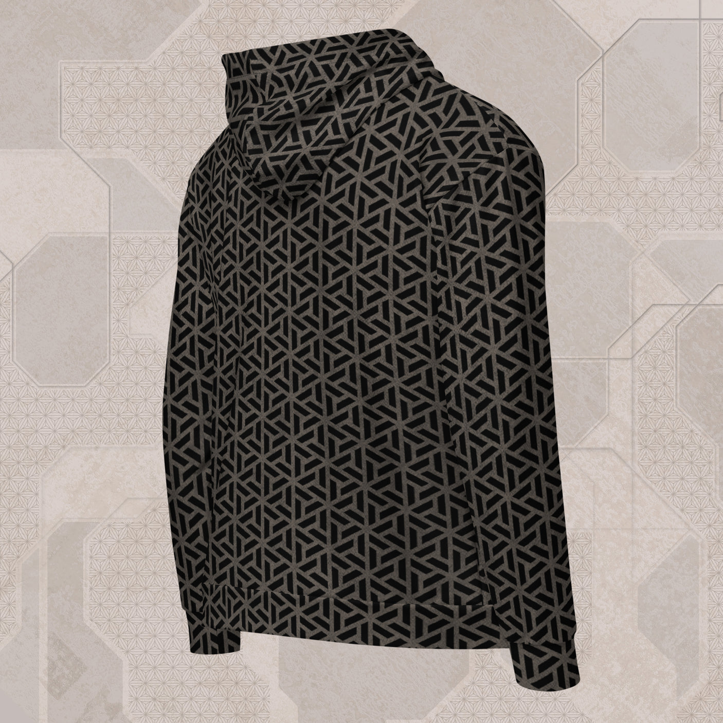 SAFAVID Psychedelic Street Style Zip Hoodie • Design by Samuel Farrand