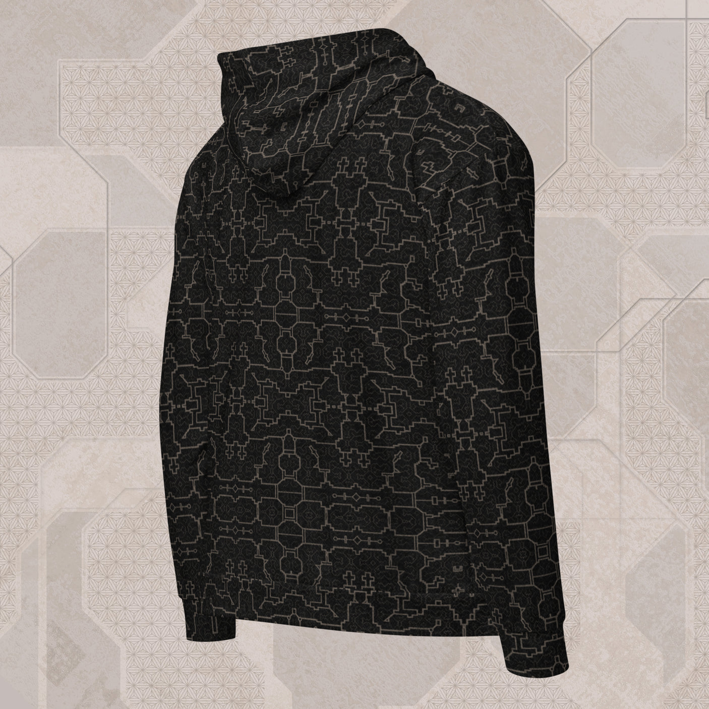 KENE Psychedelic Street Style Zip Hoodie • Design by Samuel Farrand