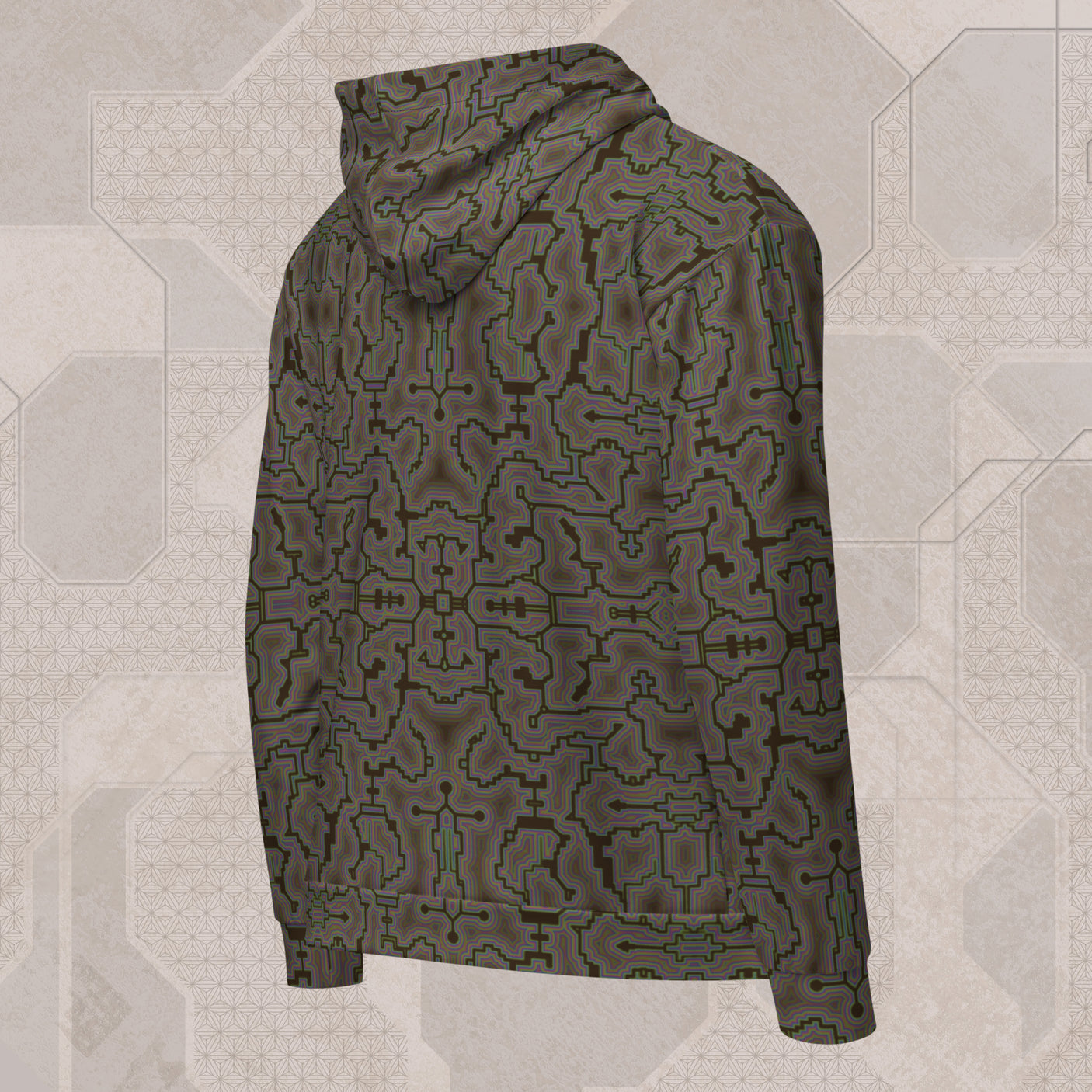 BARK Psychedelic Street Style Zip Hoodie • Design by Samuel Farrand