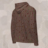 CLAY Psychedelic Street Style Zip Hoodie • Design by Samuel Farrand