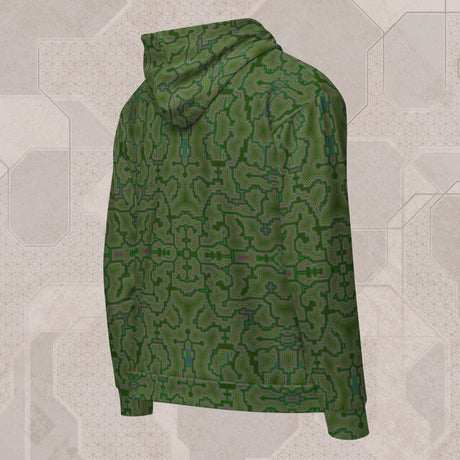 JUNGLE Psychedelic Street Style Zip Hoodie • Design by Samuel Farrand