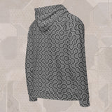 THUMBPRINT Psychedelic Street Style Zip Hoodie • Design by Samuel Farrand