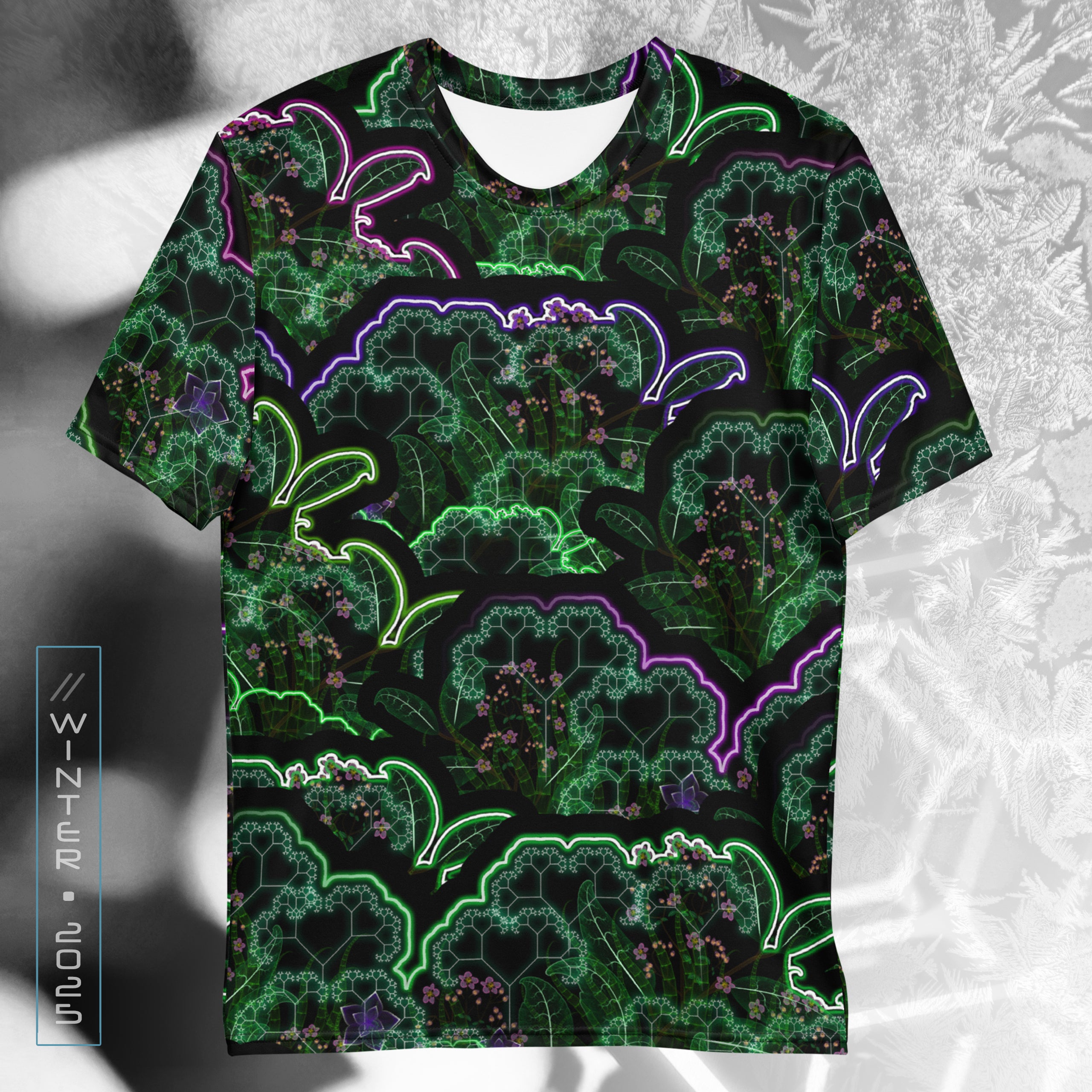 BiosyntheblissMen's Psychedelic Streetwear All-Over Print T-Shirt
