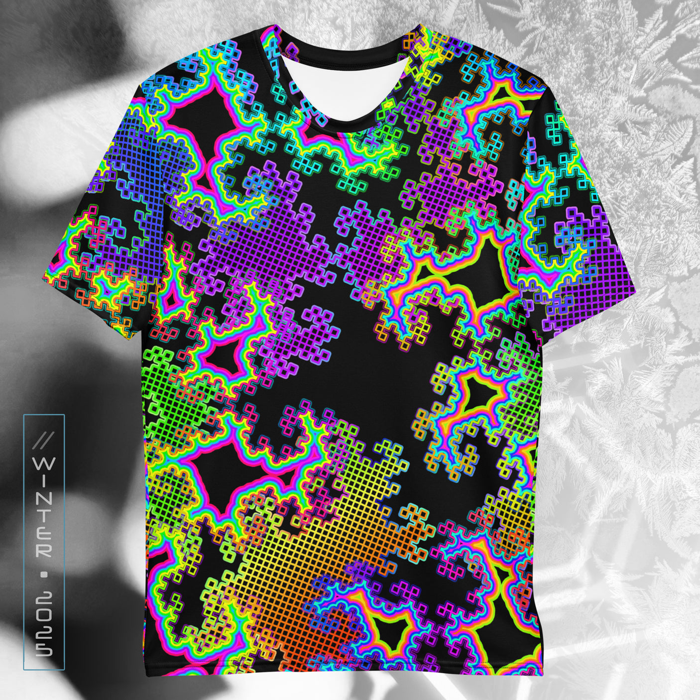 ❄️NEW! FRACTAL DREAM Psychedelic Street Style Men's T-Shirt • Design by Samuel Farrand