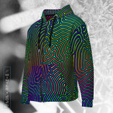 ❄️NEW! BIOLOGIC Psychedelic Street Style Zip Hoodie • Design by Samuel Farrand