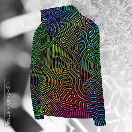 ❄️NEW! BIOLOGIC Psychedelic Street Style Zip Hoodie • Design by Samuel Farrand