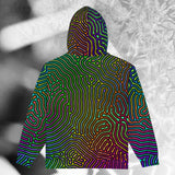 ❄️NEW! BIOLOGIC Psychedelic Street Style Zip Hoodie • Design by Samuel Farrand
