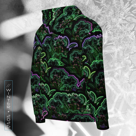 ❄️NEW! BIOSYNTHEBLISS Psychedelic Street Style Zip Hoodie • Design by Samuel Farrand