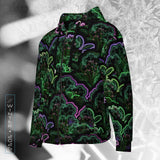 ❄️NEW! BIOSYNTHEBLISS Psychedelic Street Style Zip Hoodie • Design by Samuel Farrand