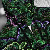 ❄️NEW! BIOSYNTHEBLISS Psychedelic Street Style Zip Hoodie • Design by Samuel Farrand
