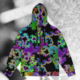❄️NEW! FRACTAL DREAM Psychedelic Street Style Zip Hoodie • Design by Samuel Farrand