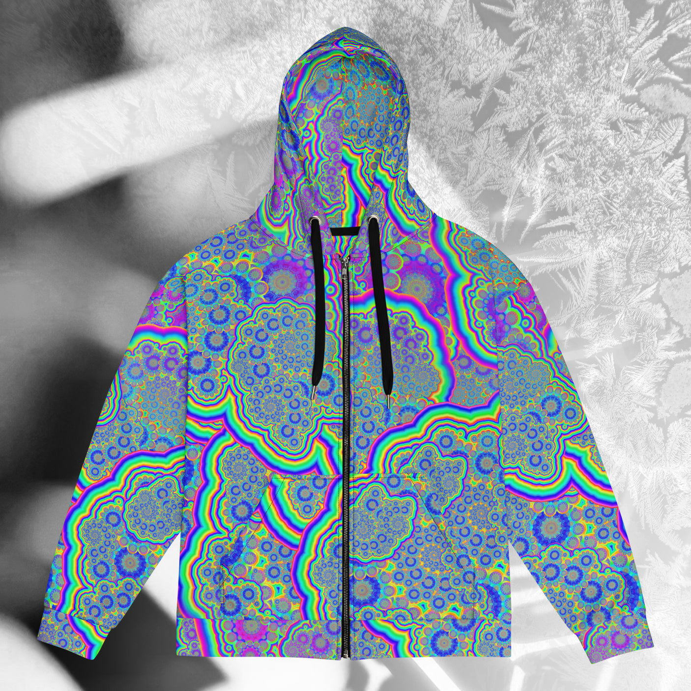 ❄️NEW! NEUROVERSE Psychedelic Street Style Zip Hoodie • Design by Samuel Farrand