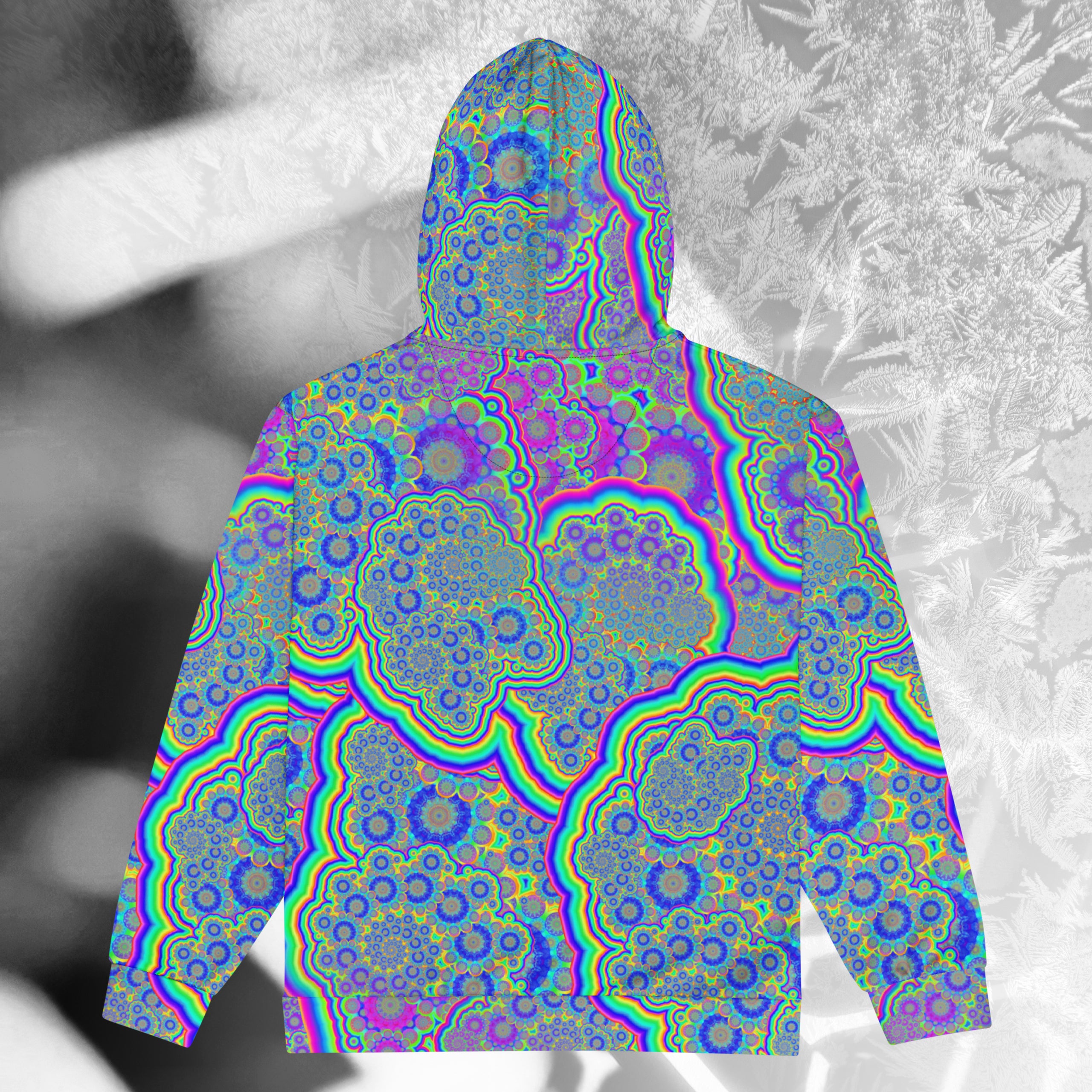 Neuroverse | Trippy UV/RGB Reactive Unisex All-Over Festival Hoodie