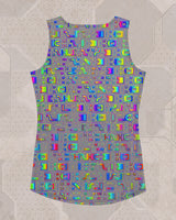 Psyliscious | Trippy UV/RGB Reactive Women's All-Over Festival Tank Top