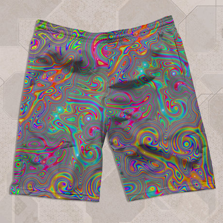LIQUISYRGIC Psychedelic Shorts