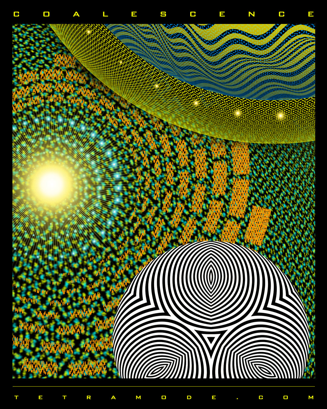 Coalescence – Japanese-Inspired Asymmetrical Visionary Art