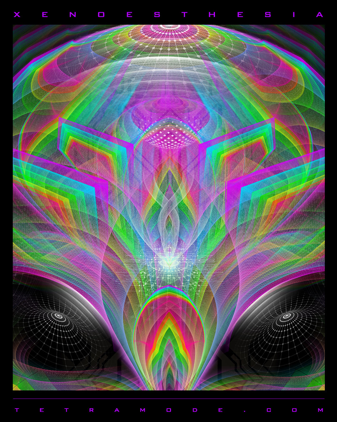 Xenoesthesia – Alien Perception Psytrance-Inspired Visionary Art