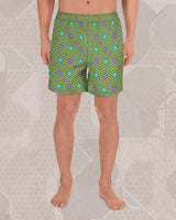 Trip Hazard | Trippy UV/RGB Reactive Men's All-Over Festival Shorts