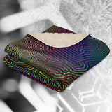 ❄️NEW! BIOLOGIC Psychedelic Sherpa Blanket • Design by Samuel Farrand