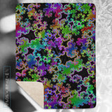 ❄️NEW! FRACTAL DREAM Psychedelic Sherpa Blanket • Design by Samuel Farrand