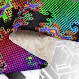 ❄️NEW! FRACTAL DREAM Psychedelic Sherpa Blanket • Design by Samuel Farrand