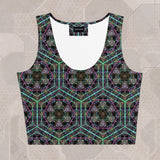 HYPERGEOMETRY Psychedelic Street Style Crop Top • Design by Samuel Farrand